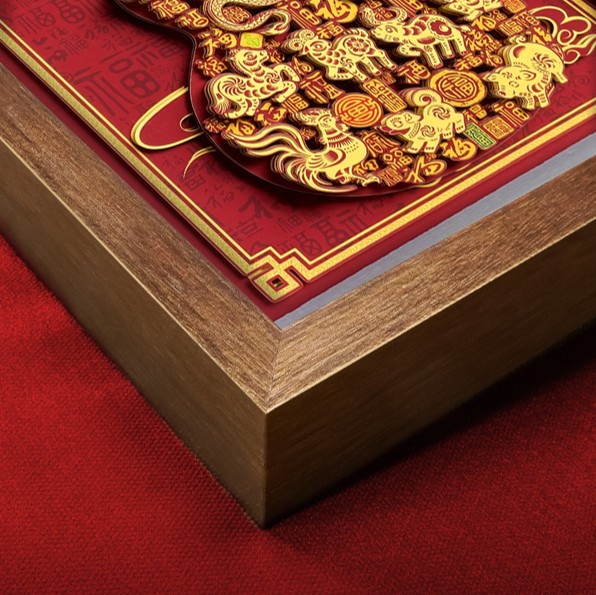 Chinese Fortune Gourd Wall Art