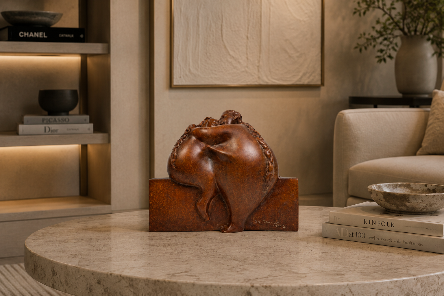 The Hug – Bronze Art