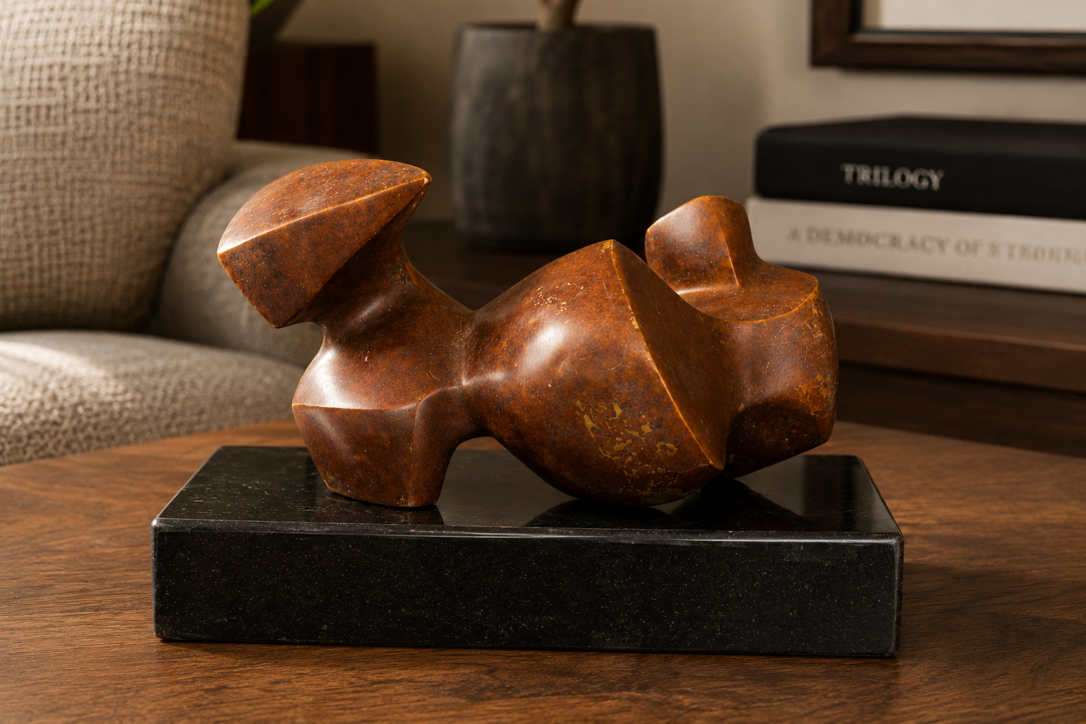 Reclining Form – Bronze Art